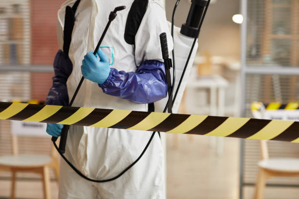 Professional Crime Scene Cleanup technician working in Clarksville, MI